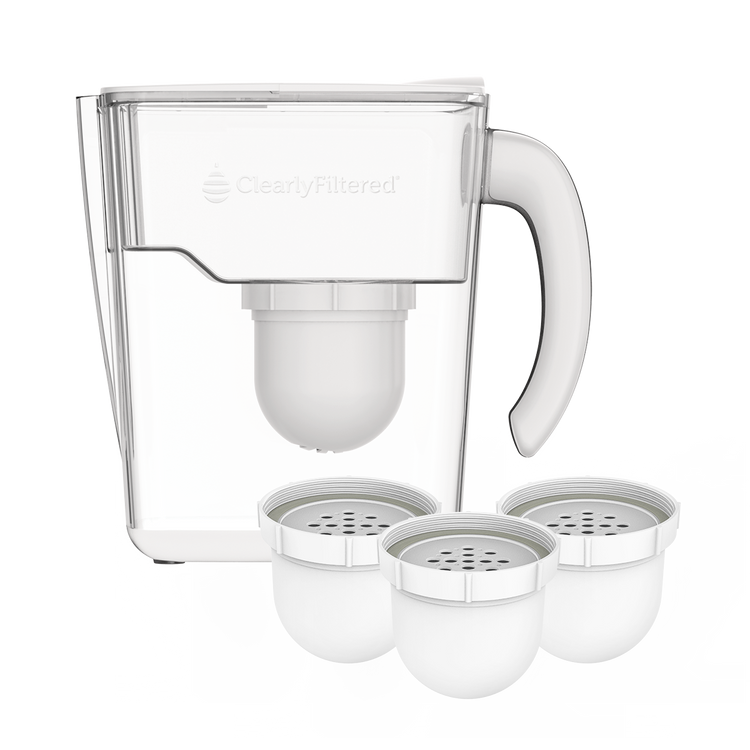 Filtered Water Pitcher + Filter 3-Pack